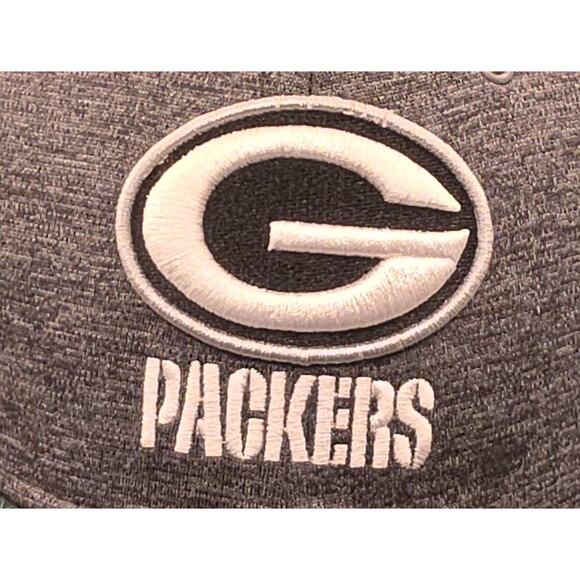 Green Bay Packers New Era 39Thirty Gray Fitted Stretch Cap Hat G Logo Size S / M - Picture 2 of 12